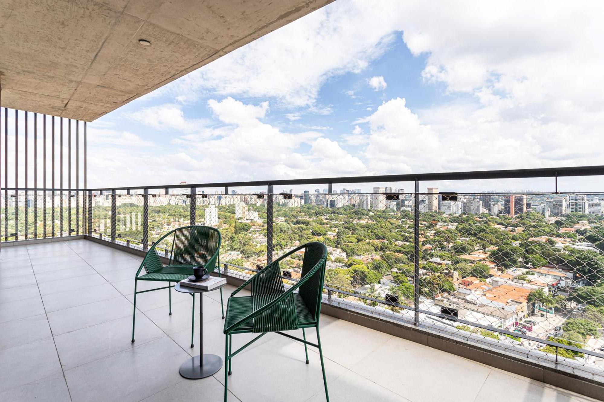 Com Vista Incrivel Ao Lado Da Reboucas E Faria Lima - Ayra Pinheiros * 圣保罗